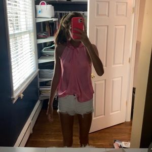 pink zara top